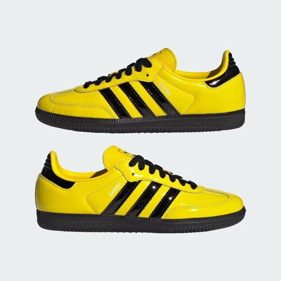 Adidas Originals Samba Bruce Lee JR8749 Yellow Black Men's Shoes Size 10 NEW - Picture 15 of 16